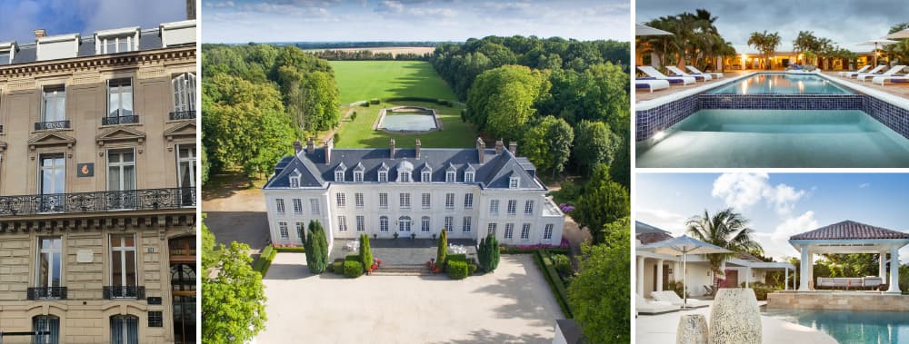 Bâtiment du huitième arrondissement de Paris où se trouvent les bureaux d’Optimum Gestion financière S.A. Le Domaine du Tremblay, un château situé en Normandie, entouré de grands espaces verts. L’une des luxueuses villas d’Optium Foncier située sur l’île de Saint-Martin dans les Caraïbes et disponible en location aux vacanciers. Piscine, pergola, palmiers et soleil. Bâtiment du huitième arrondissement de Paris où se trouvent les bureaux d’Optimum Gestion financière S.A. Le Domaine du Tremblay, un château situé en Normandie, entouré de grands espaces verts. L’une des luxueuses villas d’Optium Foncier située sur l’île de Saint-Martin dans les Caraïbes et disponible en location aux vacanciers. Piscine, pergola, palmiers et soleil.